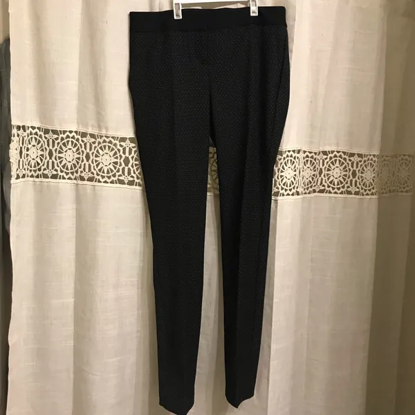 Express columnist black polka dot dress pants - Image 7