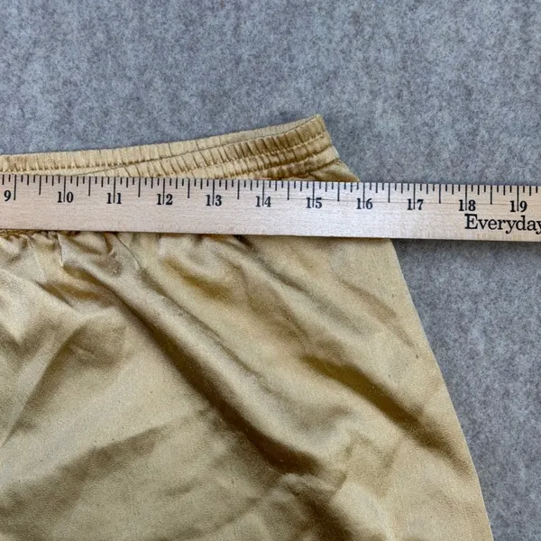 Vintage Christian Dior Pajama Set Women L Gold Luxury Old Money Loungewear Fair - Image 16