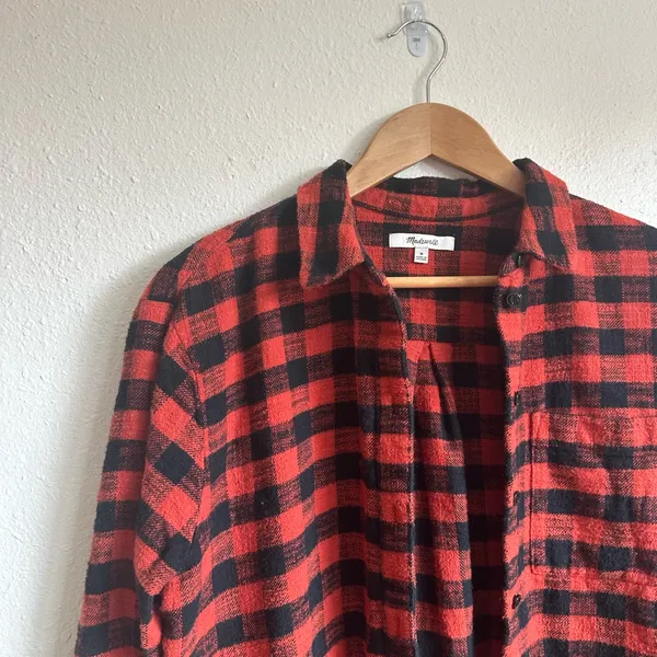 Madewell Buffalo Check Flannel Button Down - Image 2