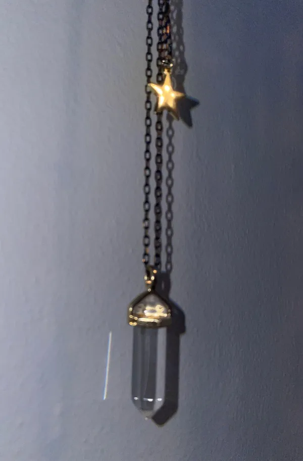 Crystal And Star Necklace - Image 3