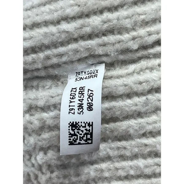 Aerie Star Oversized Sweater Women L/XL Oatmeal Heather Black Star‎ Cozycore - Image 8