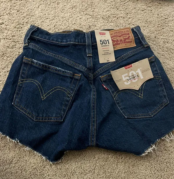 Levi's 501 Denim Shorts - Image 2