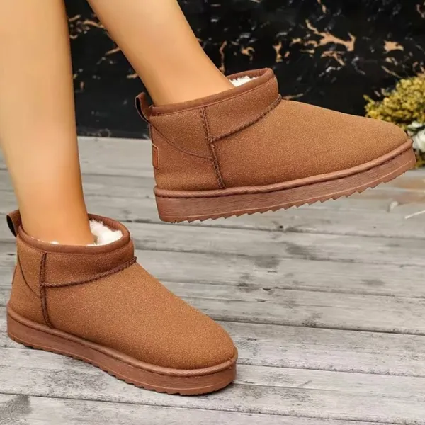 Women’s Size 6 The Classic Mini Brown Boots Ankle Chelsea Winter Boots NEW - Image 2