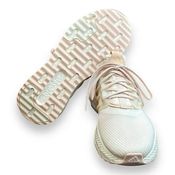 adidas X_PLR BOOST Sportswear‎ White/Wonder Quartz/Bliss Orange Size 8 Women's - Image 7
