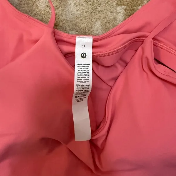 Lululemon Athletica NWT Align cropped cami tank Sakura pink A/B women’s size 14 - Image 4