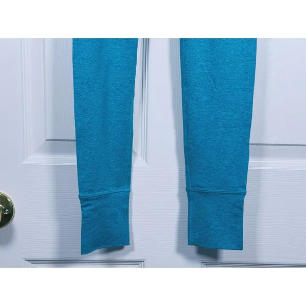 Rabbit Womens EZ Tights High Rise Leggings XS Heathered Teal Running Yoga Gym - Image 7