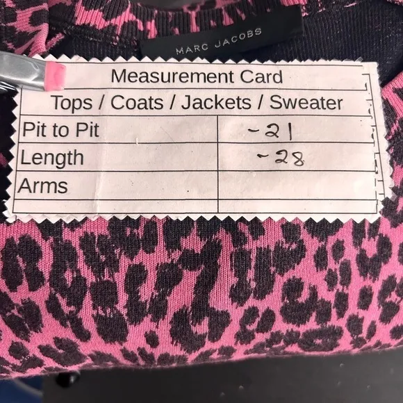 Marc‎ Jacobs Leopard Sweater Pink Small - Image 5