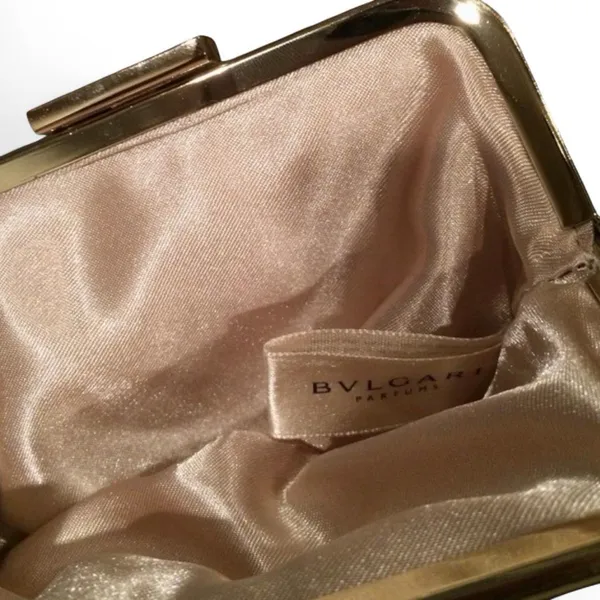 BVLGARI Parfums VTG 2000s White Silver Mini Clutch Bag [Authentic] — One Sizs - Image 2