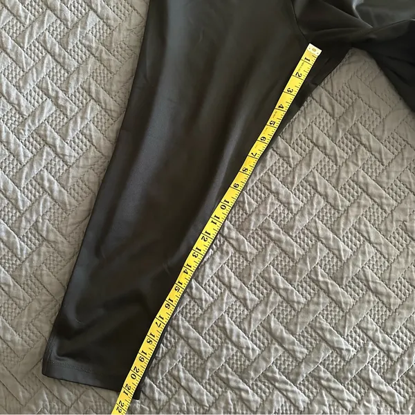 Adidas Black Climalite Cropped Capri Activewear Pants M - Image 10