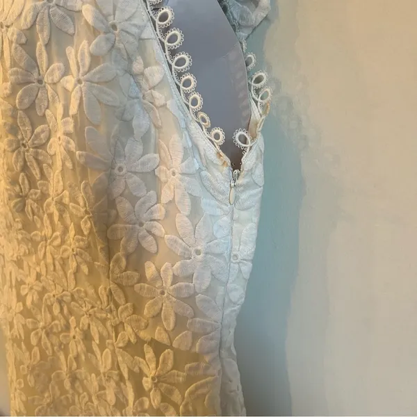 Like New! Lost + Wander White Lace Madonna Lily Maxi Dress | Size L - Image 8