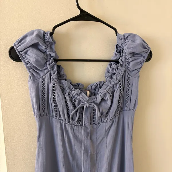 Free People Imogene Mini Dress in Blue Size Women’s 2 - XS - Image 3