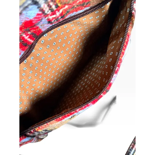 Vera Bradley Highland Plaid Quilted Tote Bag Multicolored Tartan Shoulder Bag - Image 4