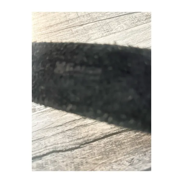 Handmade Women’s Black Suede Belt Leather High Quality Silver Hardware 40 - Image 7