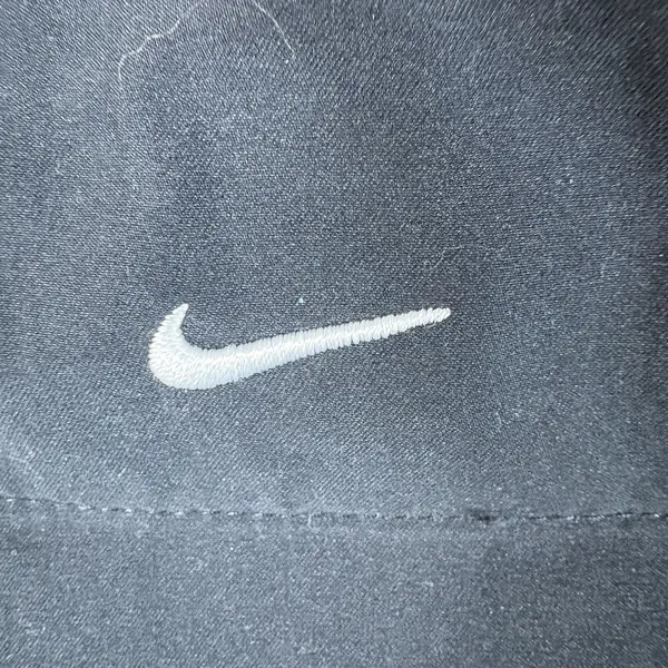 Nike Women's Jacket Black w/ White‎ stripes Vtg 90s Windbreaker Golf XL 16-18 - Image 4