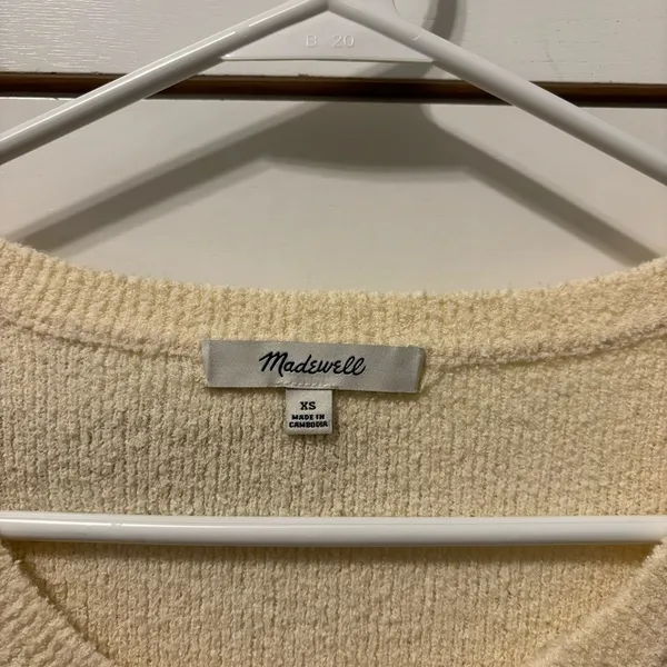 Madewell Henley Sweater Tee in Rainbow Stripe - Image 4
