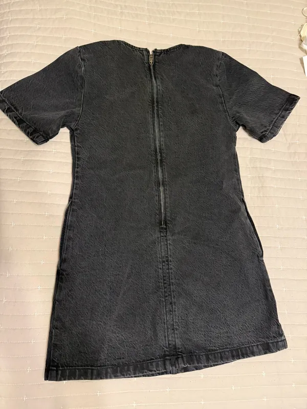 NWT Abercrombie black denim dress - Image 3