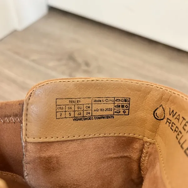 Vionic Tenley Block Heel Bootie Tan Size 7 - Image 10