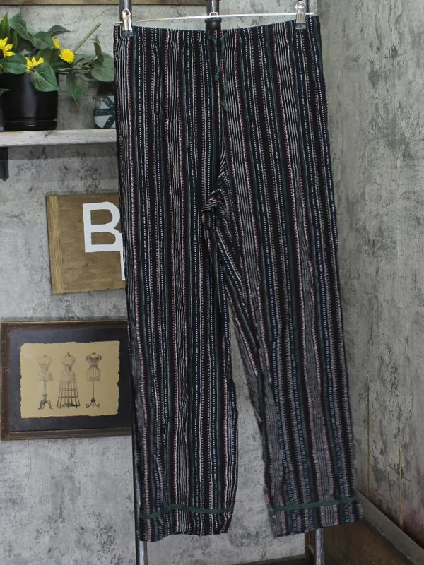 Sunday Brunch Notch Collar Pajama Set A665060 Multi Black M - Image 4