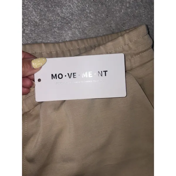 Movement Women's Size S 6 Wide Leg Active Pants Beige Modal Blend NWT - Image 4