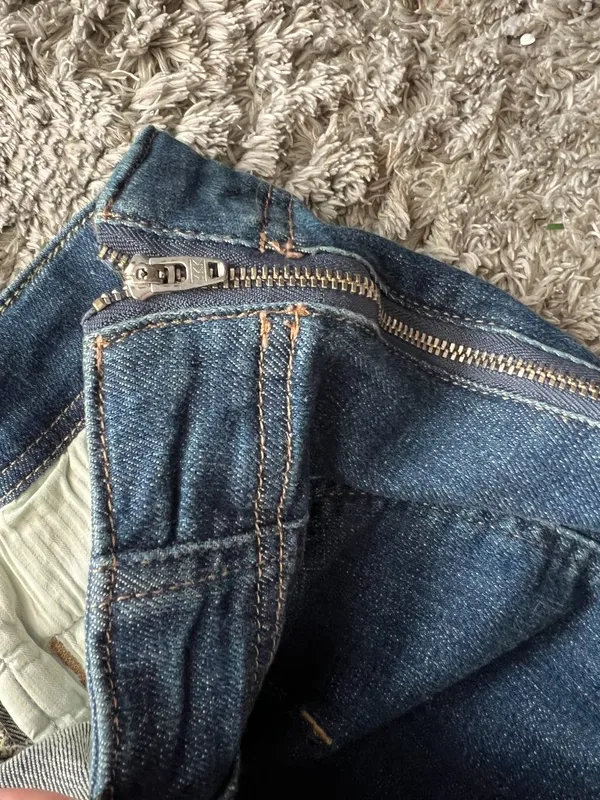 Free People We The Free Daylight Denim Mini Skirt sz‎ 30 - Image 6