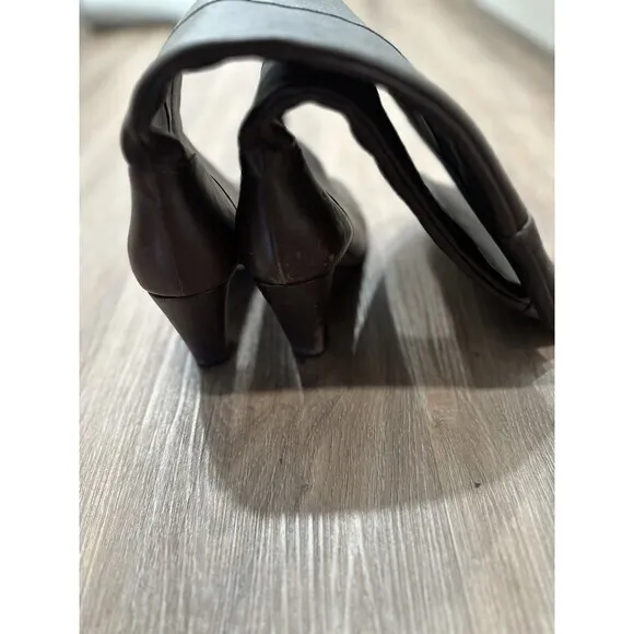 Kate Spade Shoes Womens Leather Size 9.5 M Brown Knee High Heeled‎ Boots - Image 4