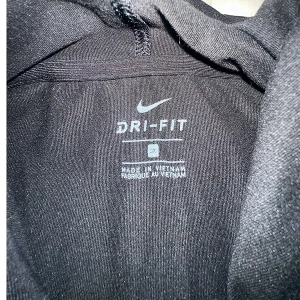 Nike Dri-Fit Hooded Shirt Hoodie Women's Plus Size 3X Athleisure Black Active - Image 4