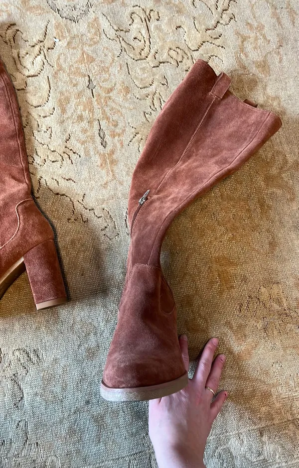 DV by Dolce Vita Saddle Brown Knee High Boots - Image 3