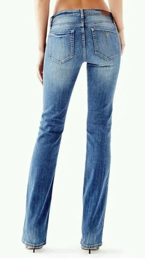 Mid Rise Bootcut Jeans - Image 2
