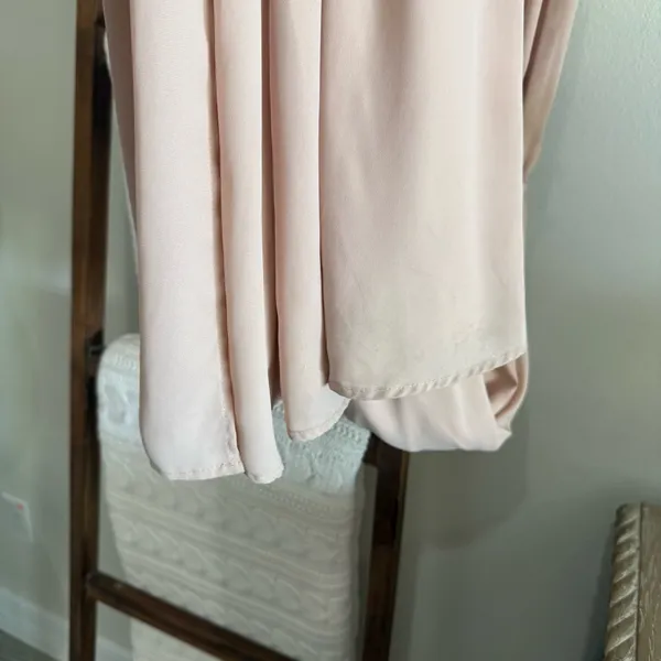 Show Me Your Mumu Blush Pink Chiffon Full Length Maxi Dress - Image 3
