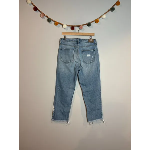 Hidden Jeans raw hem light wash jeans - Image 2