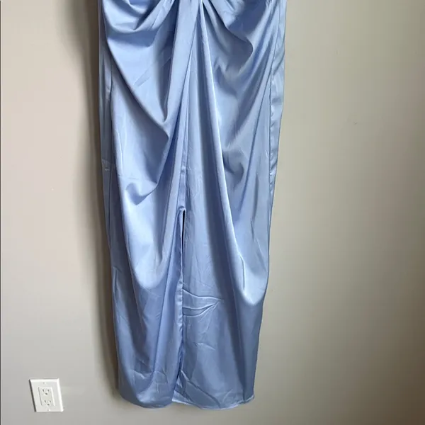 Abercrombie & Fitch Draped Twist-Front Maxi Dress Large - Image 5
