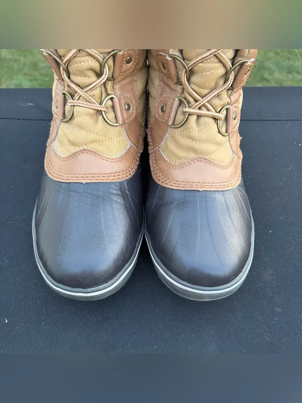 JBU by Jambu Lorna Cold-Weather Quilted Winter Duck Boots Tan Brown 9M - Image 3