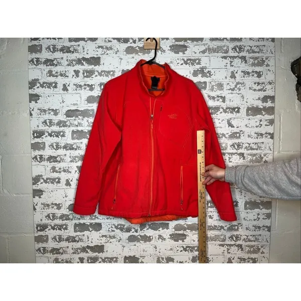 The North Face | women bright coral pink zip up jacket - Image 5