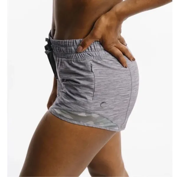 ZYIA Gray Camo Mesh Hidden Zipper Shorts Size Small - Image 2