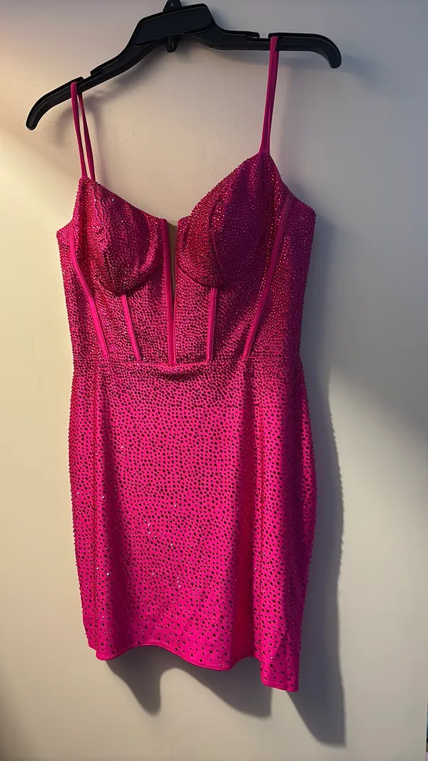 Sherri Hill Homecoming Dress Pink - Image 6