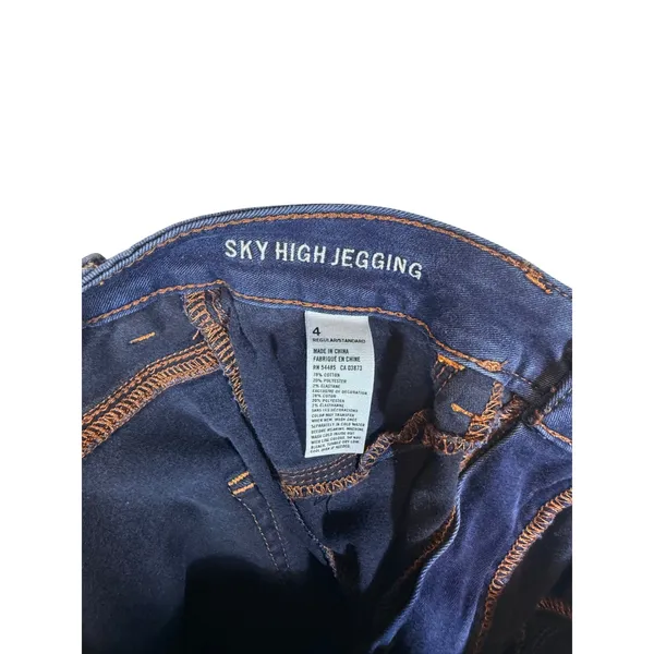 American Eagle Outfitters Womens Sky High Jegging Dark Wash Size 4 - Image 4