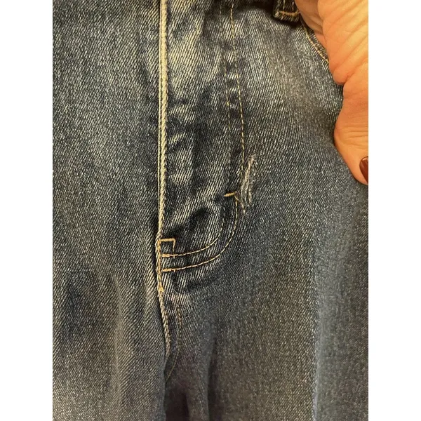 GLORIA VANDERBILT Womens Petite 8 Short High Rise Tapered Mom Jeans Vintage - Image 4