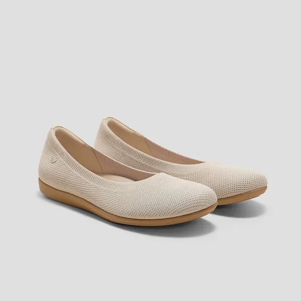 Vivaia Claire Walker Walking Comfort WTR Repellent Casual Flats Almond 7-7.5 - Image 3