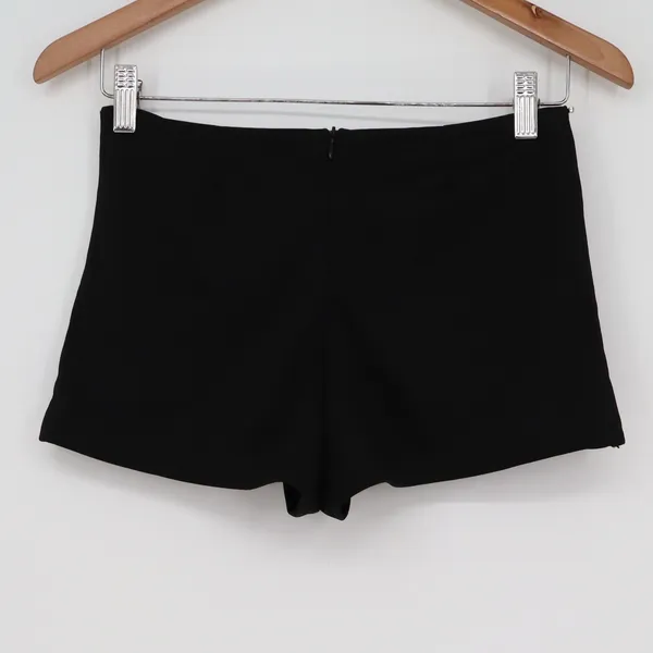 Shein Bae Black Rhinestone Scalloped High Waisted Hot Pants Shorts XS - Image 6