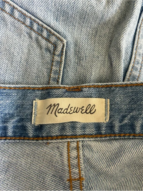 Madewell The Perfect Vintage Jean Straight Leg High Rise Light Wash‎ Size 26 - Image 3
