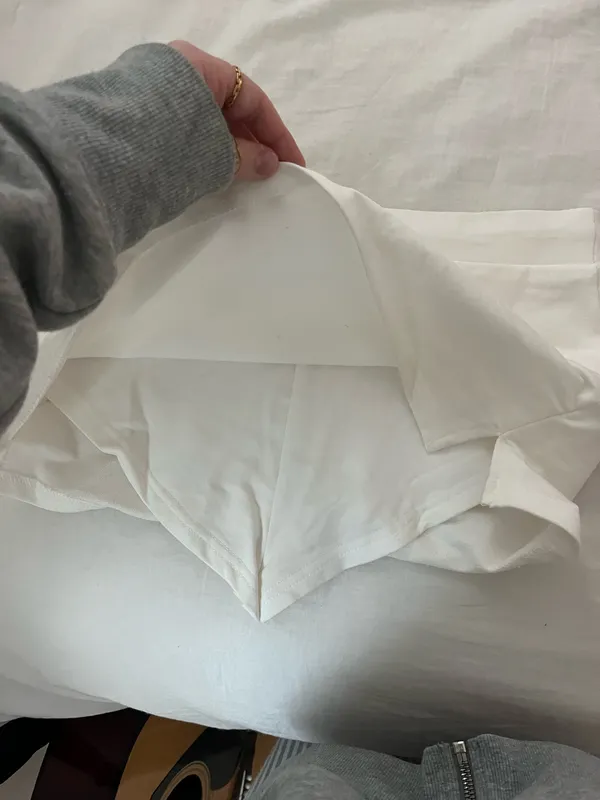 edikted micro skirt white  - Image 3