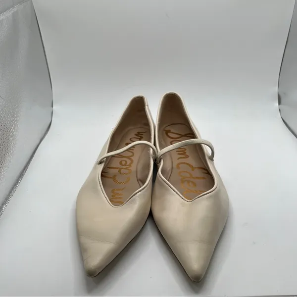 Sam Edelman Womens Nesta Mary Jane flats size 7 ivory leather - Image 3