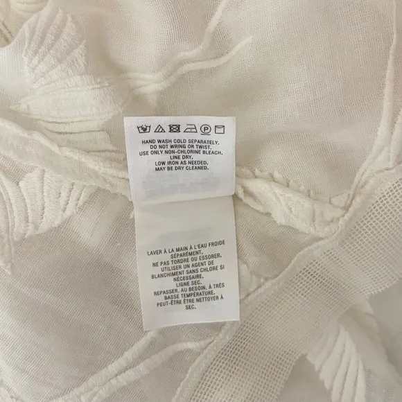 Anthropologie LILKA Shorebird Embroidered Bird Swim Cover-Up Jacket Medium Large - Image 13