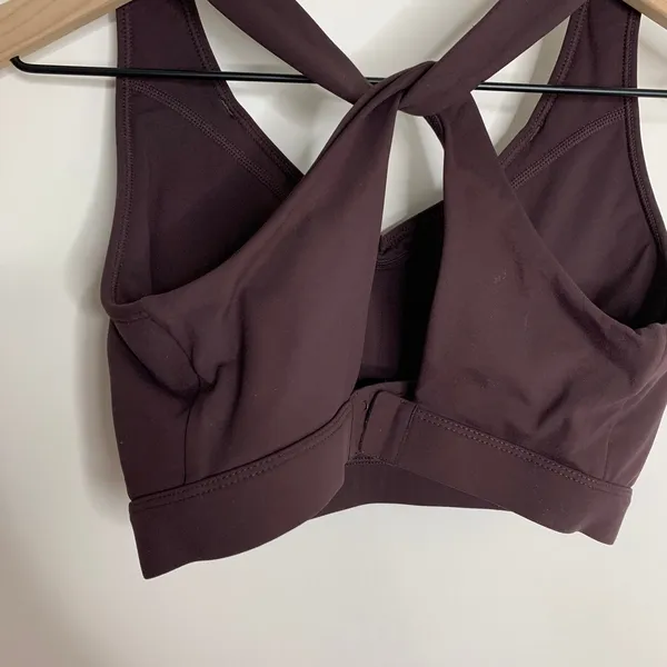 Oner Active Unified Layered Plum Brown Sports Bra XS Womens - Image 5