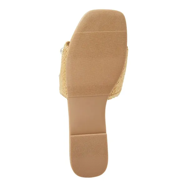 NEW A New Day Womens Delaney Ornament Slide Sandals 93654557 Tan Brown 6.5M - Image 4