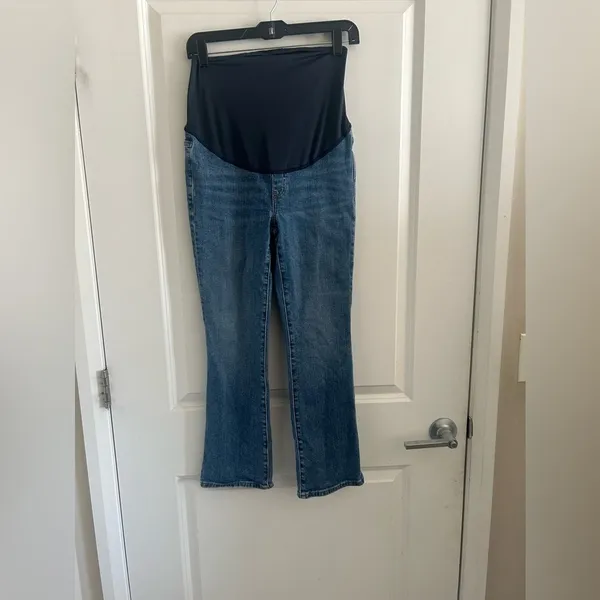 Madewell Kick Out Crop Maternity Jeans - Image 3