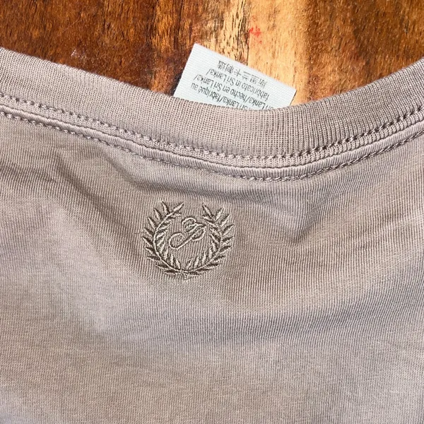 PINK Victoria's Secret Light Tan Short Sleeve Tee Size XL - Image 4