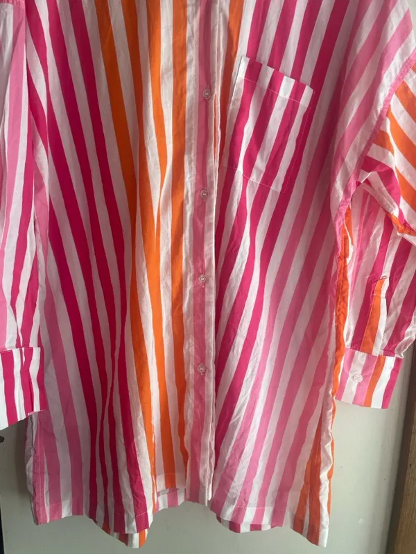 Beach Riot Alexa Striped Button-Up Shirt - Image 8