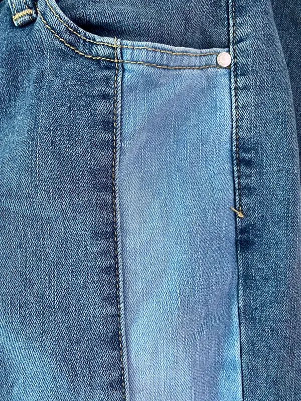 Just Black Two Toned Jeans - Image 5
