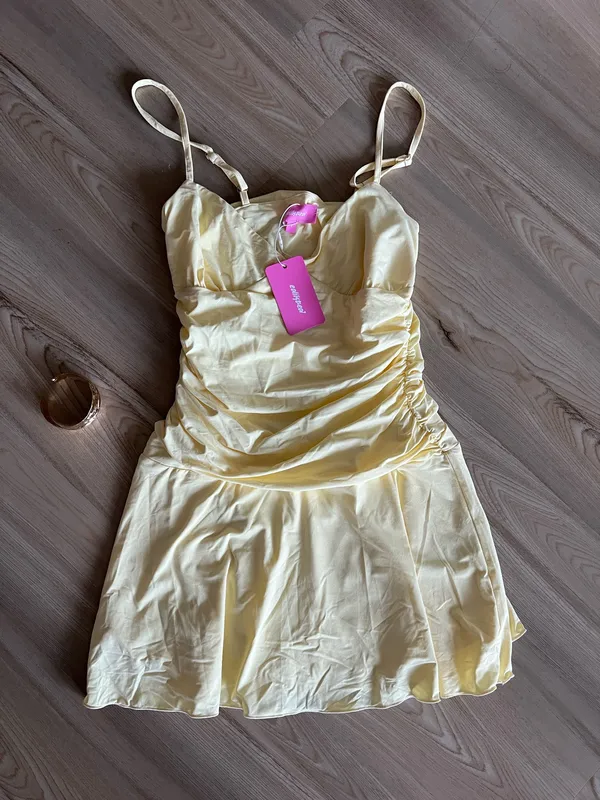 Edikted Deborah Ruched Mini Dress - Image 4